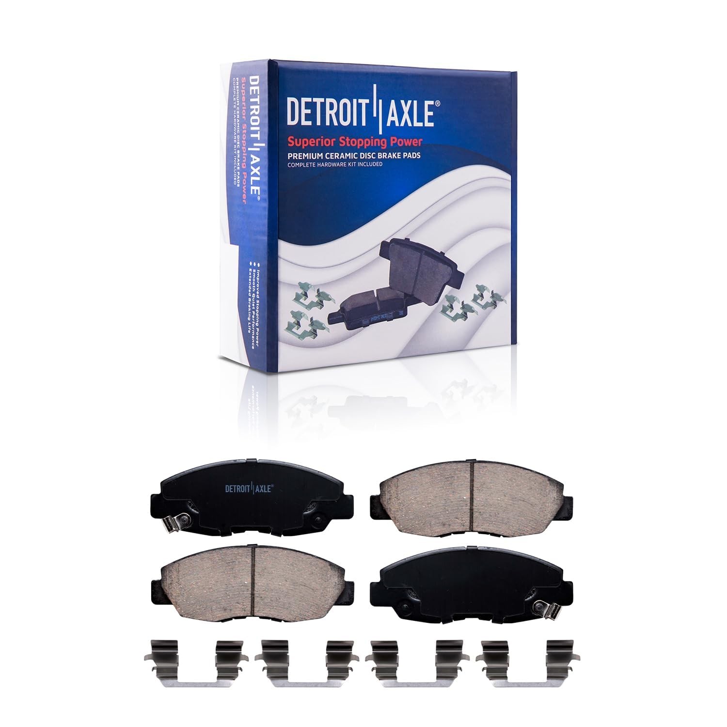 4-Lug Front Brake Pads Rotors for 1998-2002 Honda Accord
