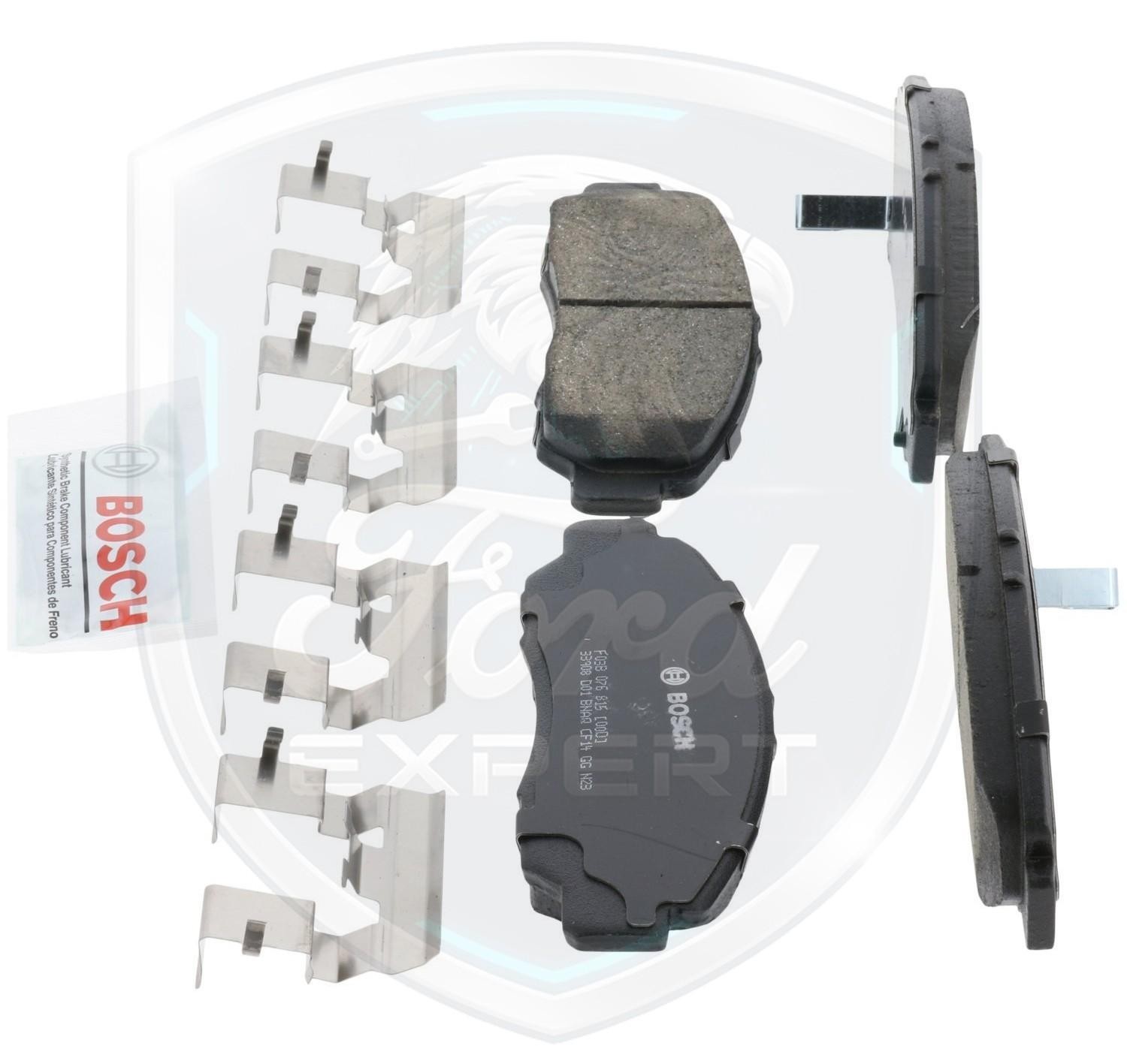BOSCH OEM Front Pads & Rear Shoes For 2003-2007 Honda Accord Lifetime Warranty