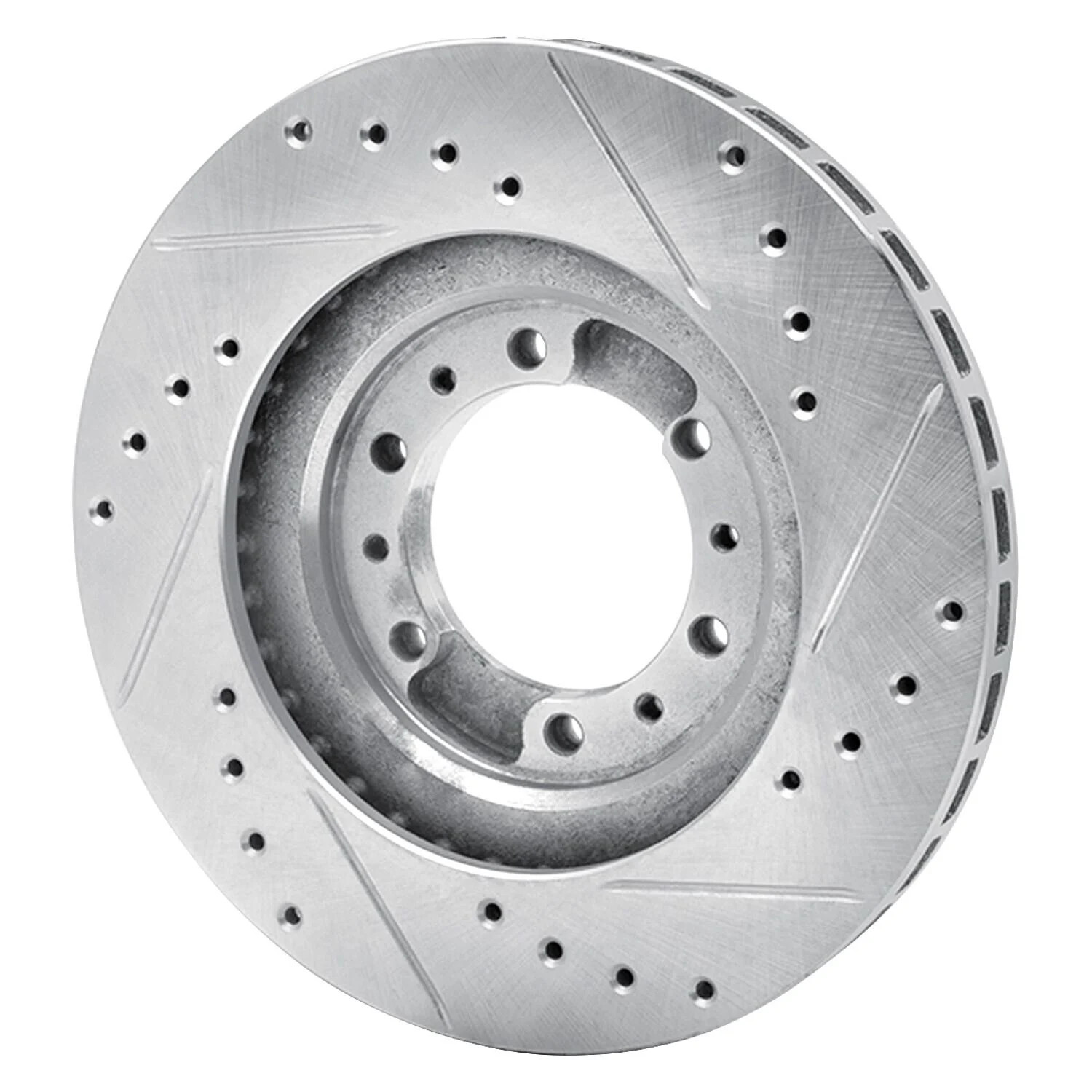 For Mitsubishi Montero 90-96 Brake Rotor eLINE Drilled & Slotted 1-Piece Front