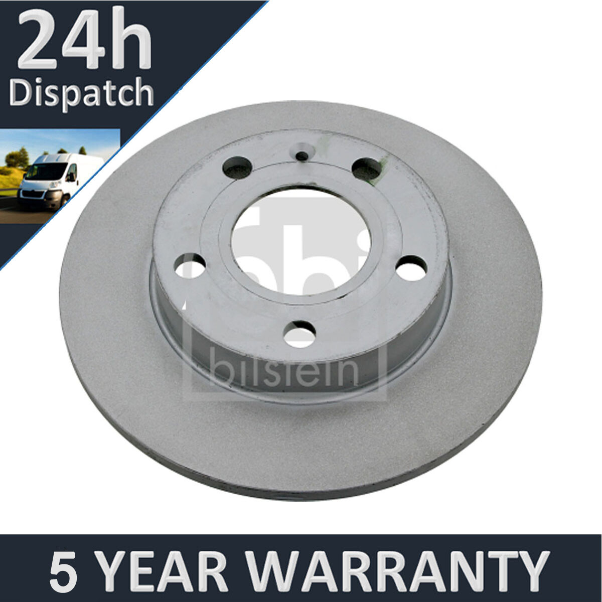 Fits Audi A4 2000-2009 Purevue Rear Brake Discs 895615601A