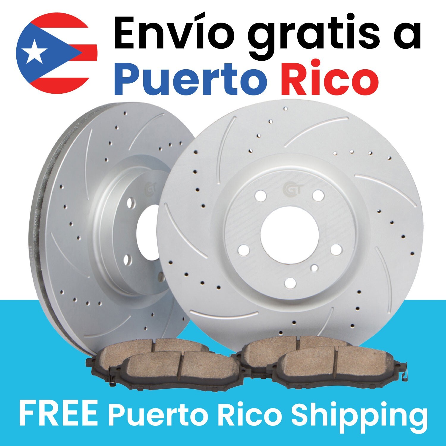 [Delanteros] Rotores de Freno y Pastillas para BMW 330i 330ci E46 2001 – 2006