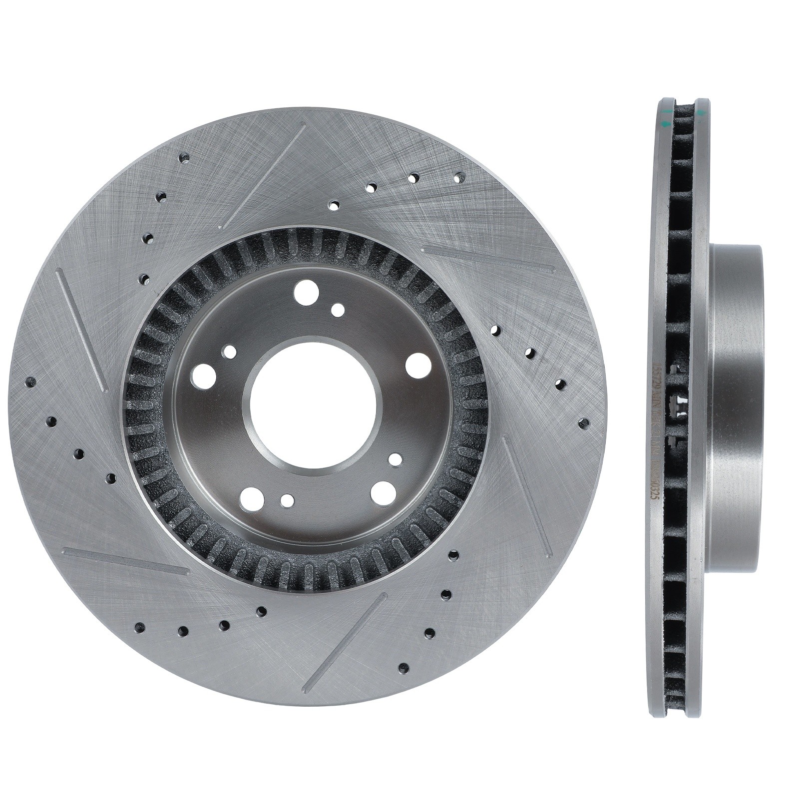 2PCS Front Drilled Slotted Brake Rotors 31305 For Honda CR-V 2002 – 2004
