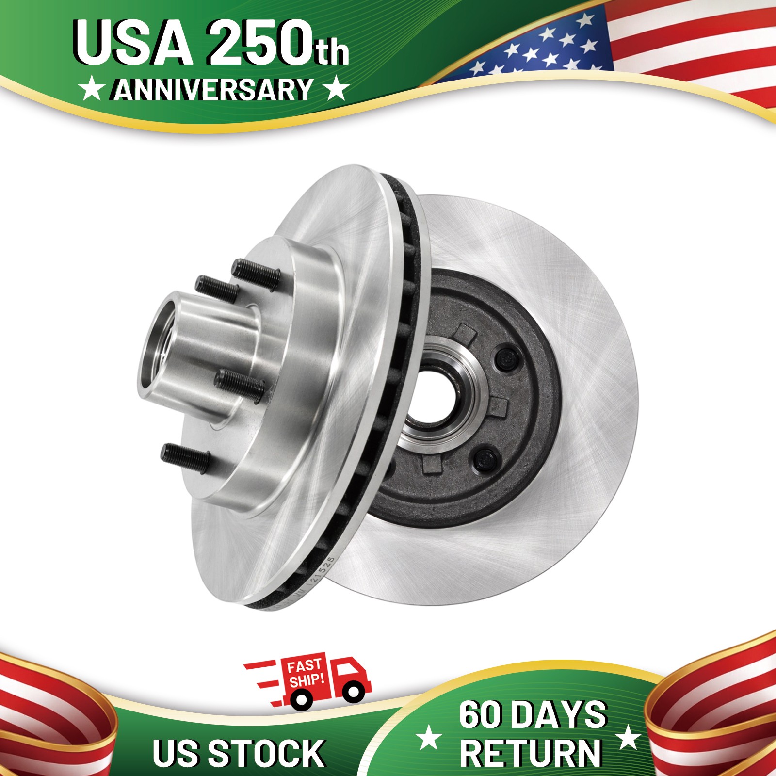 10.5″ Front Disc Brake Rotors for GMC CABALLERO 1982-1987 & SONOMA 1991-1995