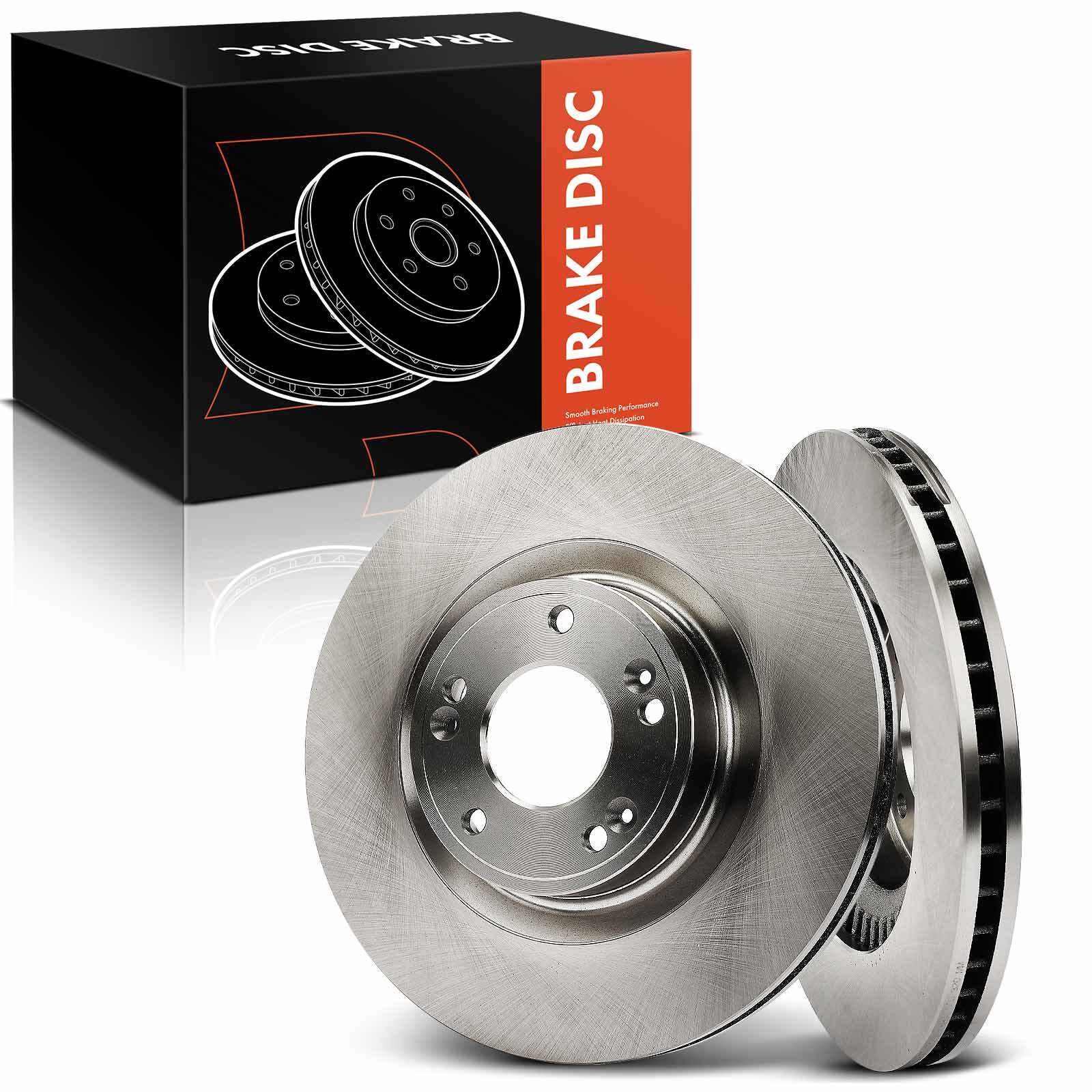 Disc Brake Rotors for Hyundai Genesis 2009 2010 2011 V6 3.8L Front LH & RH side
