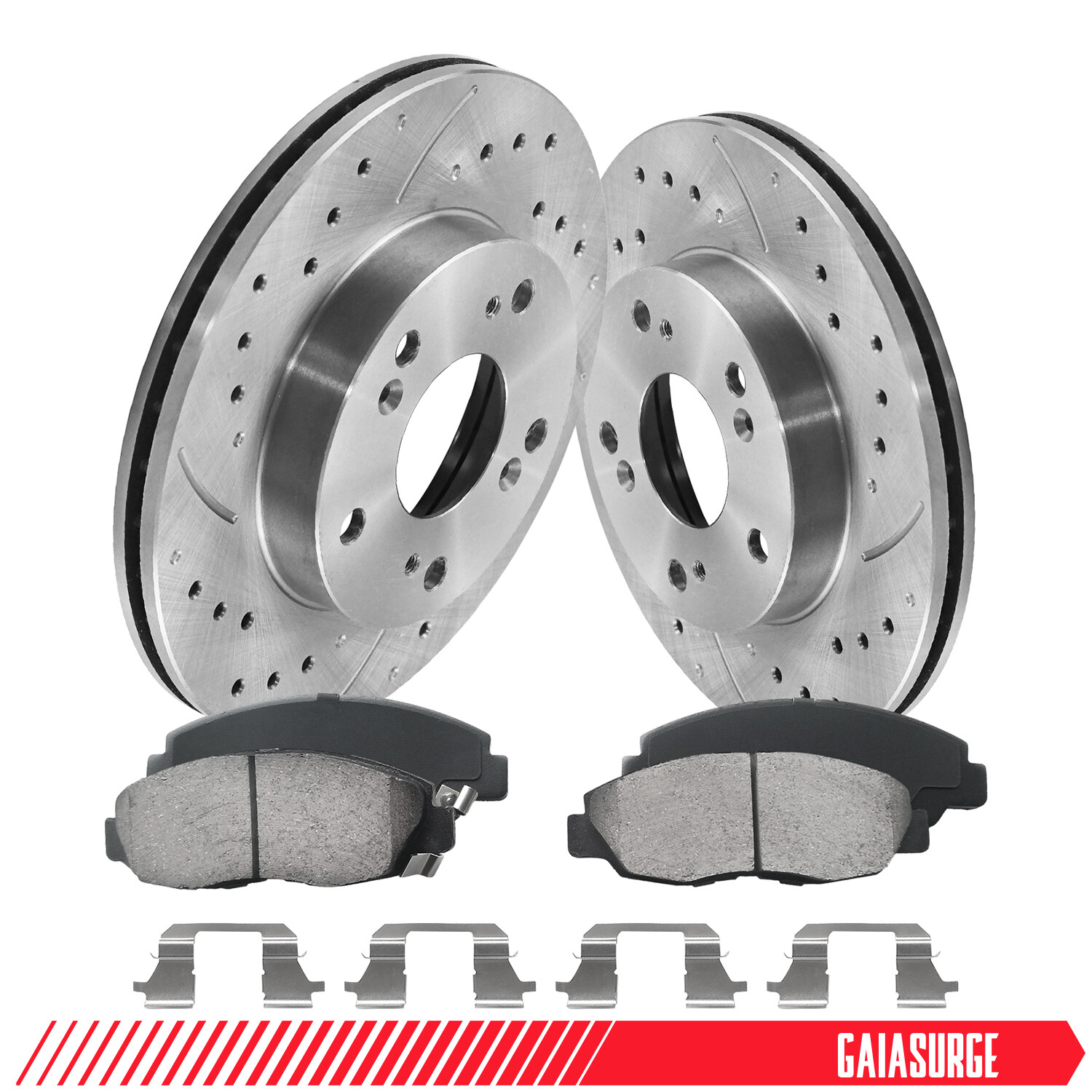 Front Disc Brake Rotors Ceramic Brake Pads for 2006 – 2009 2010 2011 Honda Civic