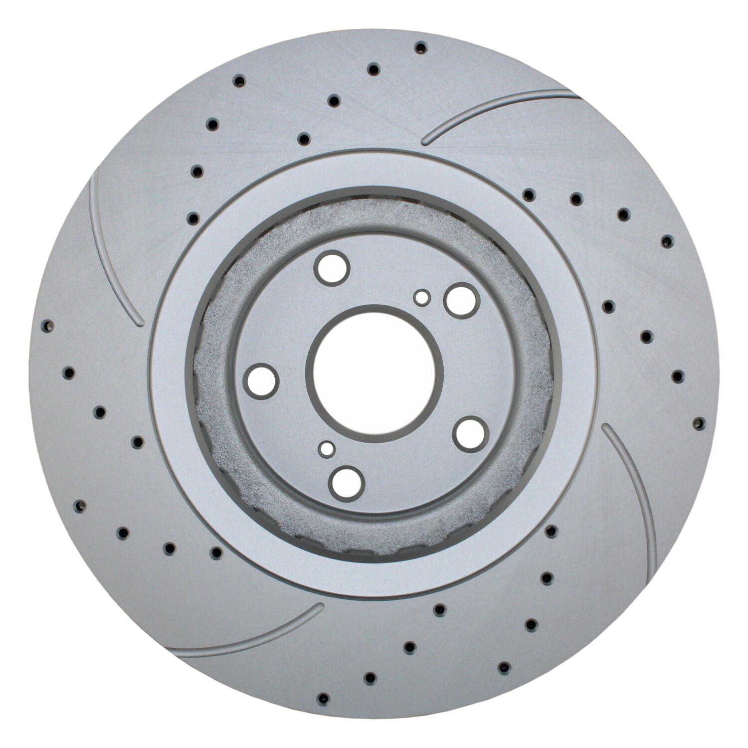Bison Performance Pair 2 Front Drilled Coat 328mm Brake Rotors for Lexus Toyota