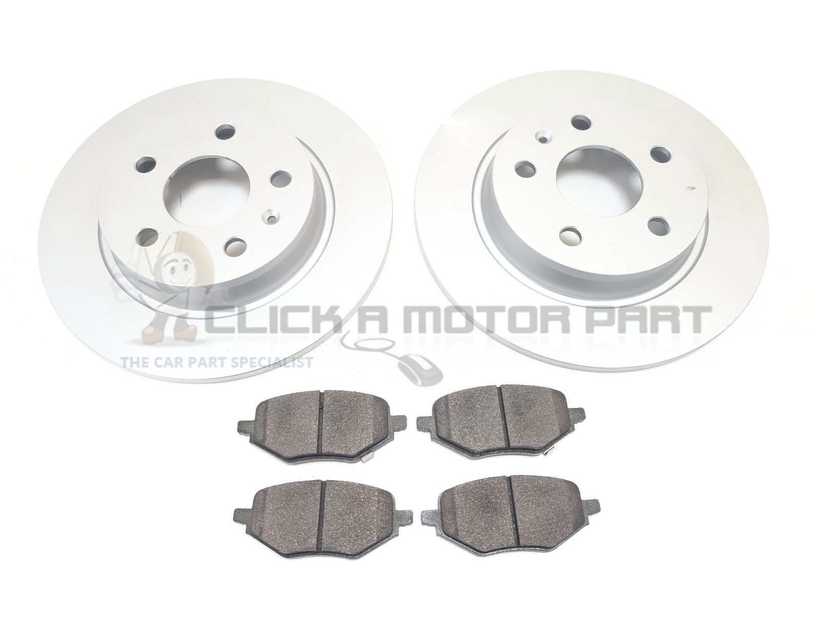 Rear 2 Brake Discs And Pads Set For MG ZS 1.0 1.5 2017-2024 (Check Size 280mm)