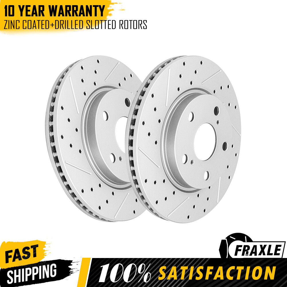 Front Brake Rotors For Toyota Rav4 Prius V Scion XB Hs250h 2006 2007 2008 -2018