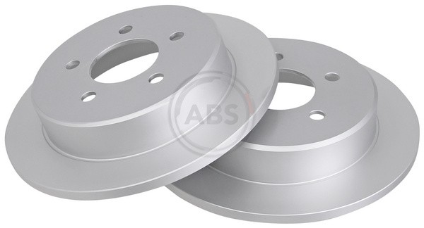 ABS 16805 Rear Brake Discs Pair 285mm Solid Fits Explorer 1941018