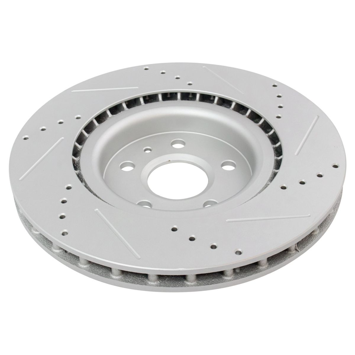 Brake Rotor Ceramic Pad Performance Drilled Slotted Front Rear Kit Set