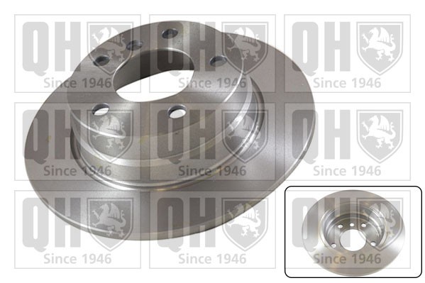 2x Brake Discs Pair Solid Rear 280mm BDC5434 Quinton Hazell Set 34216764647 New