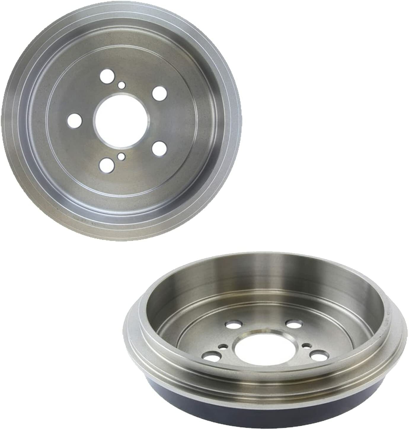 Front Rotors Rear DRUMS + Brake Pads & Shoes for 2003 2004 – 2008 Toyota Corolla