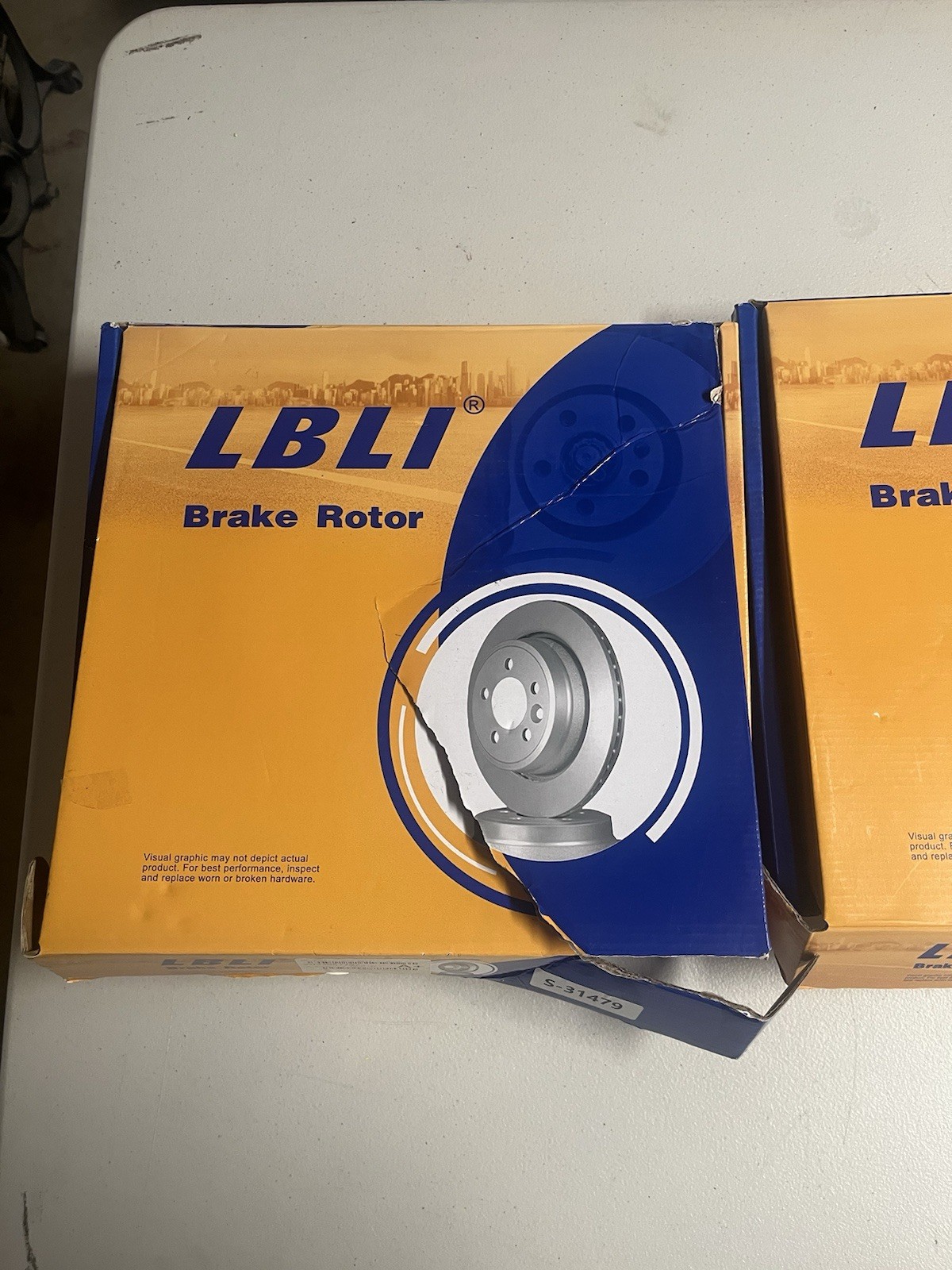 New In The Box LBLI S-31479 Rear Disc Brake Rotors for Honda/Acura