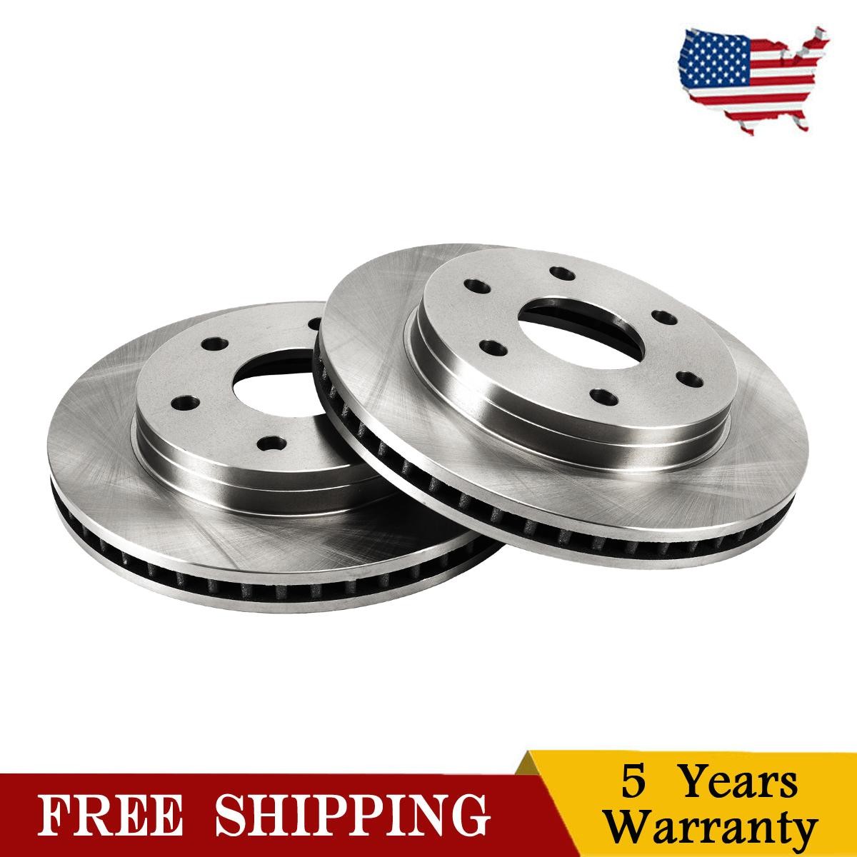 2x Front Brake Rotors Fits Chevrolet 2001-2006 Tahoe 2000-2006 Suburban 1500