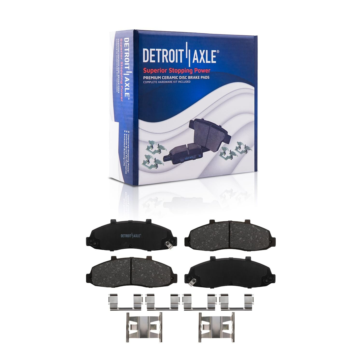 4WD Front Drilled Rotors + Brake Pads for 1997 – 2000 2001 2002 2003 Ford F-150