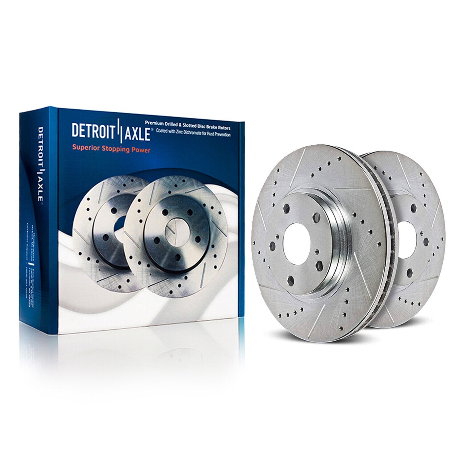 5-Lug Front Brake Rotors for 2003 2004 2005 2006 Mercedes-Benz E500