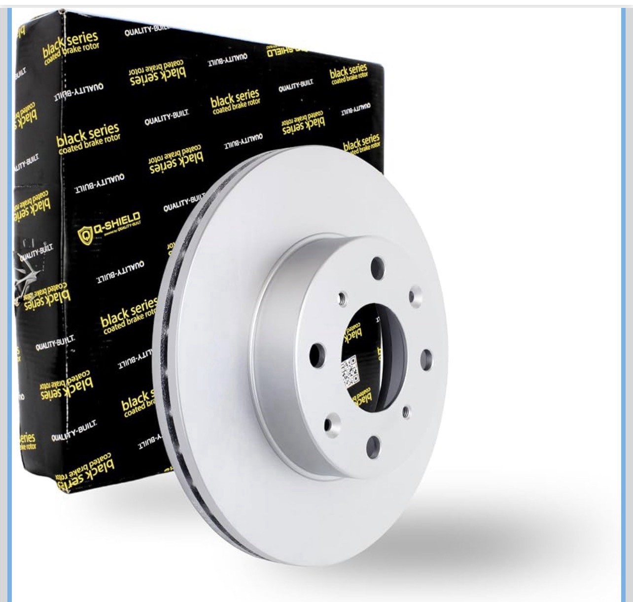 QUALITY-BUILT Black Series Coated Rear Brake Rotor BR30317G