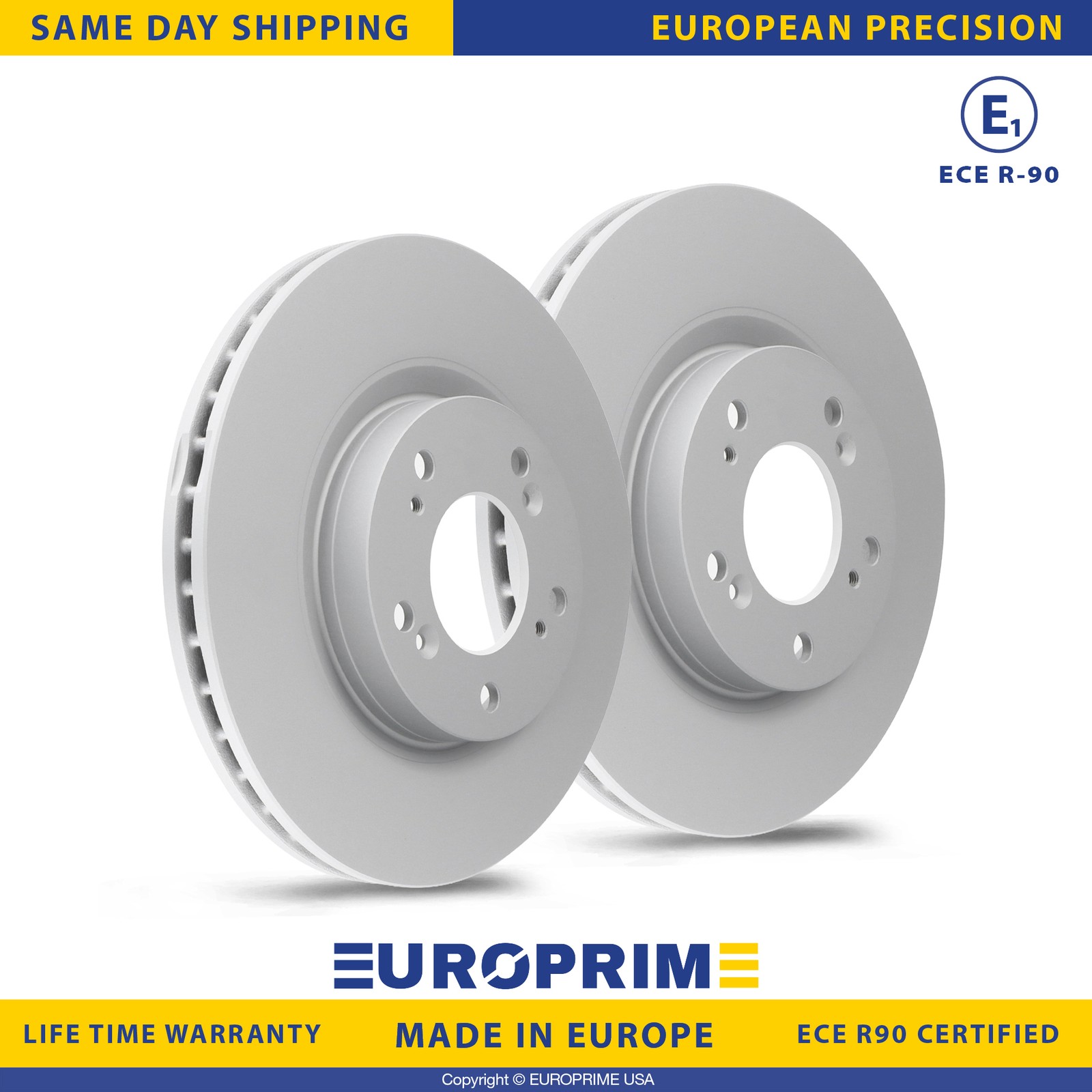 11.81 in Front Brake Rotors for 07-10 Acura CSX ILX 05-06 Honda CR-V 06-15 Civic