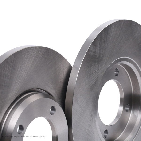 2X APEC Front Brake Discs for FORD ZEPHYR III 1962-68 244mm Solid SDK6574