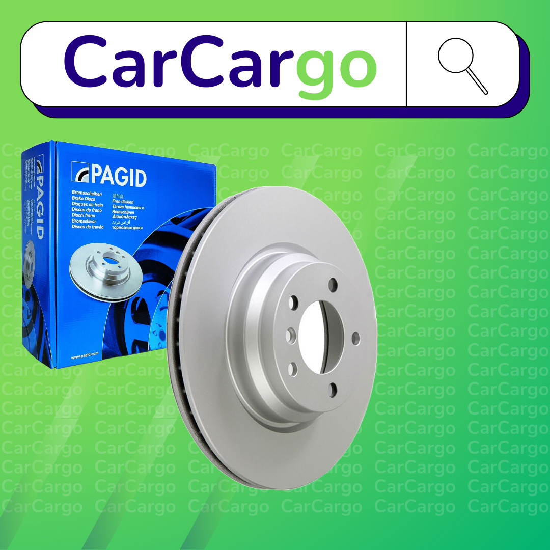 Pagid Vented Front Brake Discs Pair For BMW 3 Series 330xd 2005-2012 330 mm