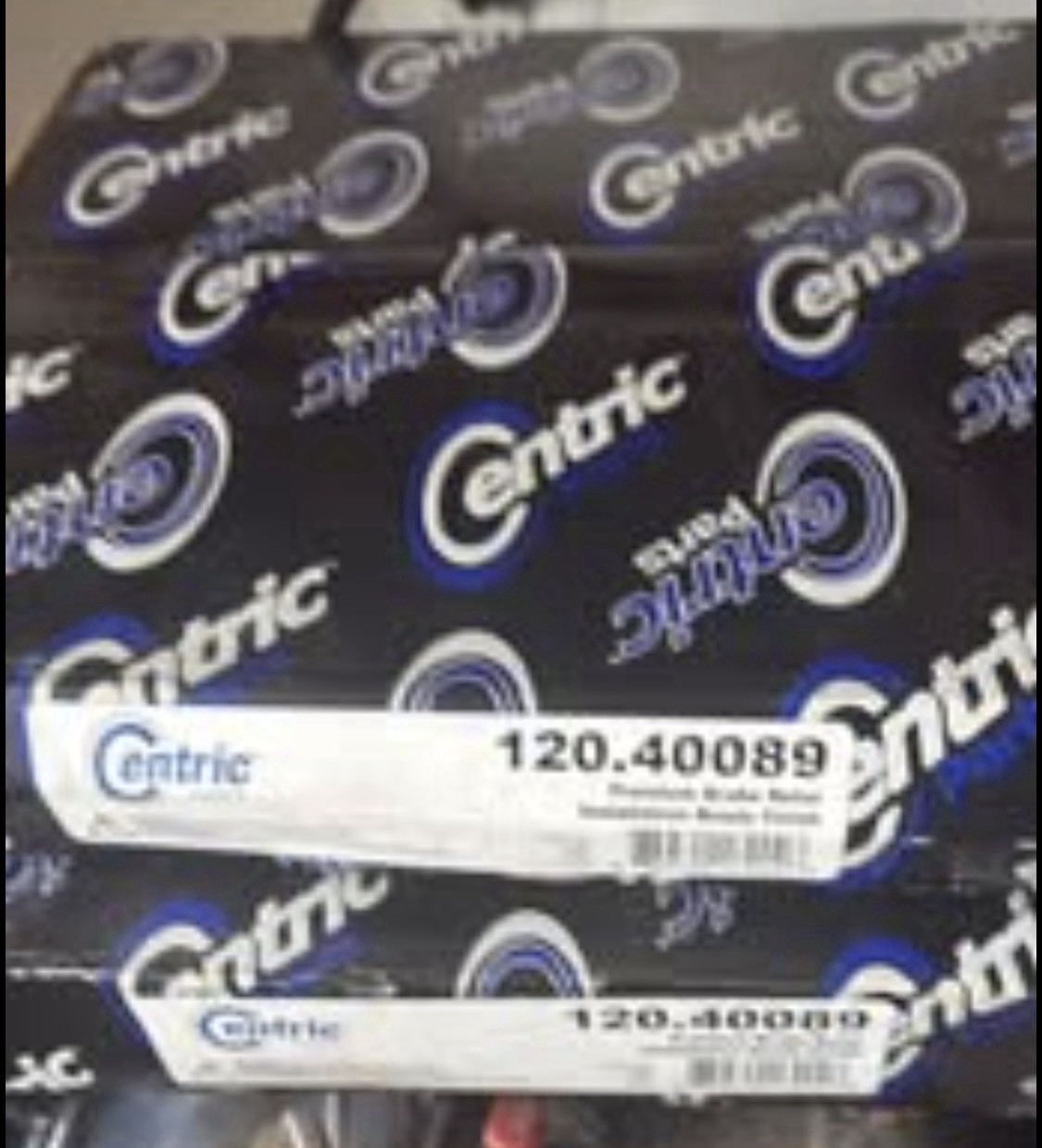 Disc Brake Rotor-Premium Centric 120.40089 OEM Quality