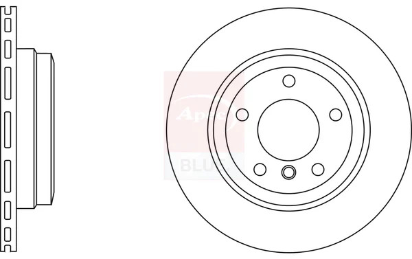 2x Brake Discs Pair Vented fits BMW 318D E91 2.0D Rear 05 to 09 300mm Set New