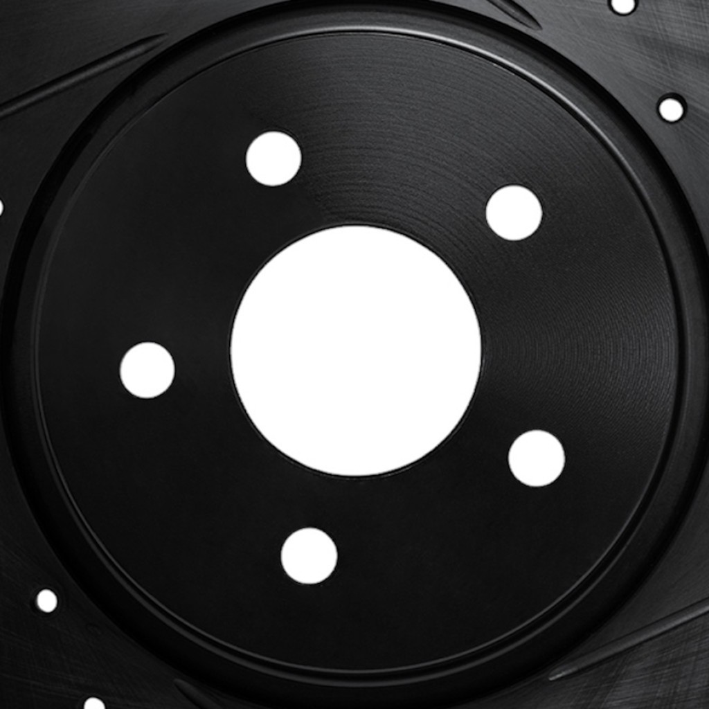 For Suzuki Sidekick 1990-1998 Rotor Set | Black | Drilled And Slotted