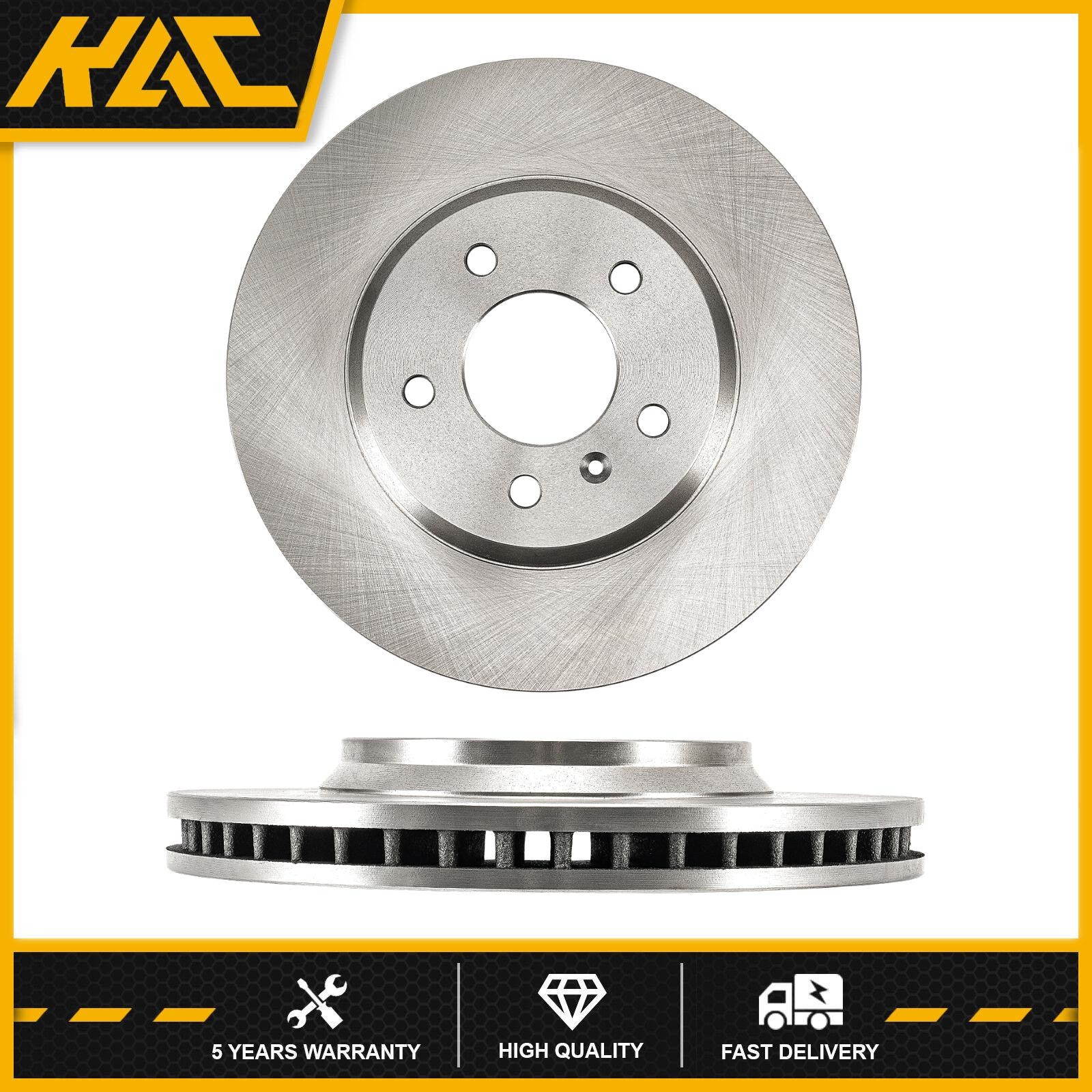 2x Front Vented Brake Rotors Fits 06-13 Chevrolet Impala 06-08 Buick Lucerne