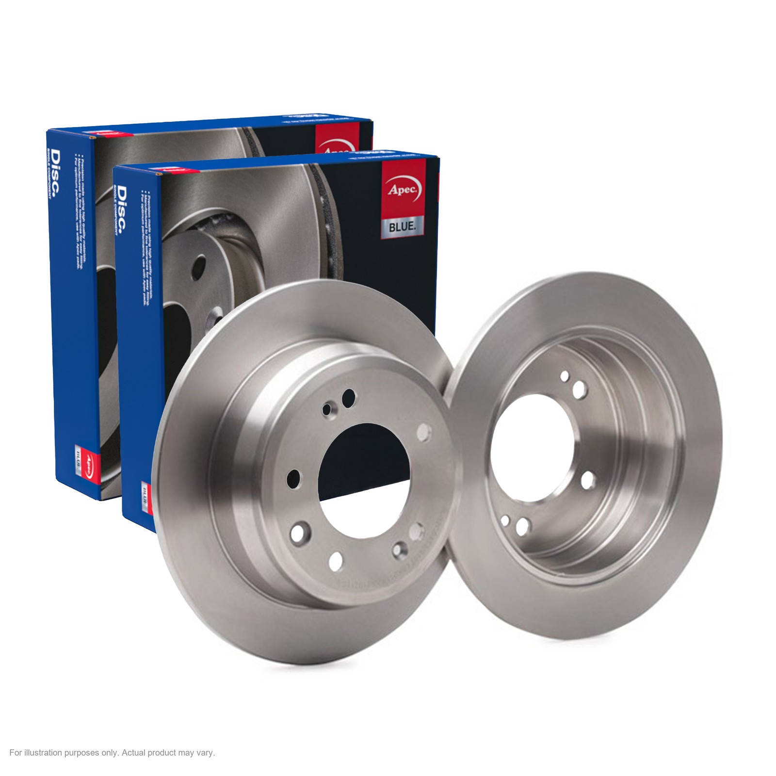 2x APEC Rear Brake Discs For KIA PRO CEE’D (ED) 2.0 LPG 2009-09 SDK6117