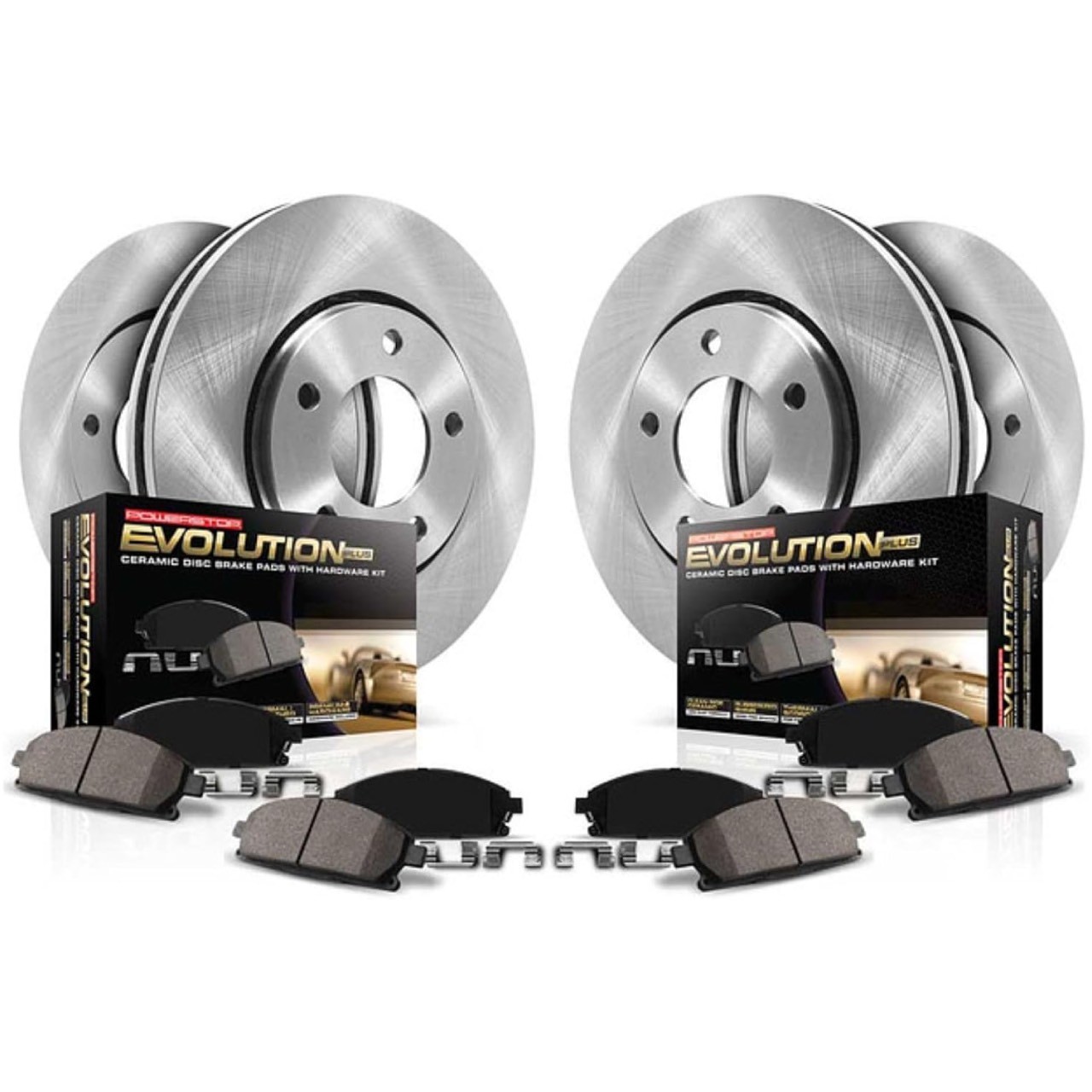 PowerStop KOE6495 Z17 Kit With Rotors and Ceramic Pads w/ Hardware