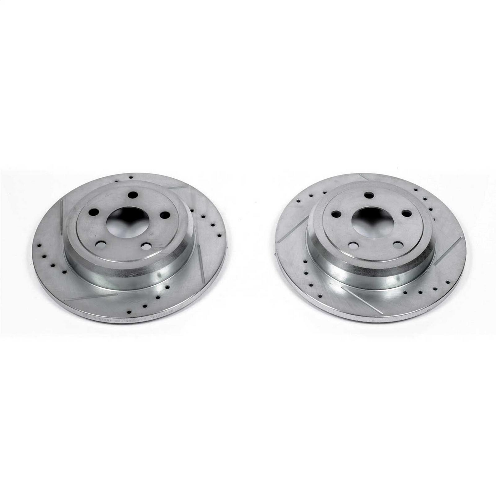 PowerStop Rear Disc Brake Rotor Set for 2018-2020 Jeep Grand Cherokee Altitude 3