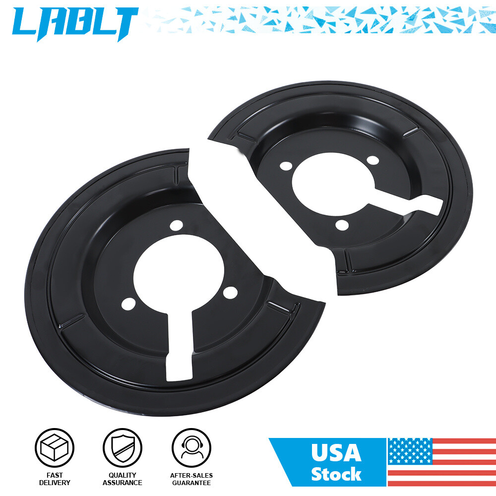 LABLT 924-684 Front Brake Dust Shields Set Of 2 Fit For Ram Truck 1500 Classic