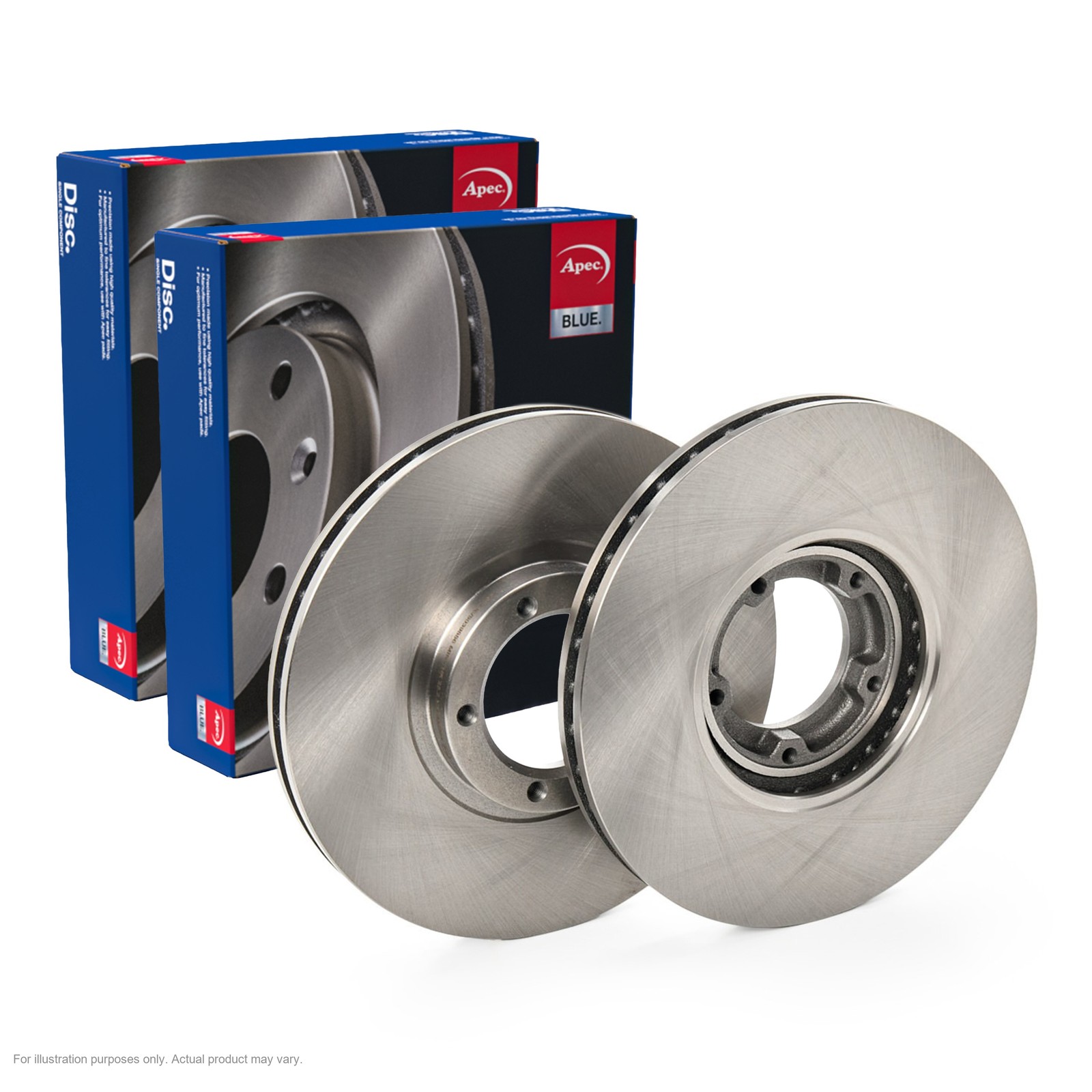 2X APEC Front Brake Discs for FORD TRANSIT Platform/Chassis 270mm Vented SDK6191