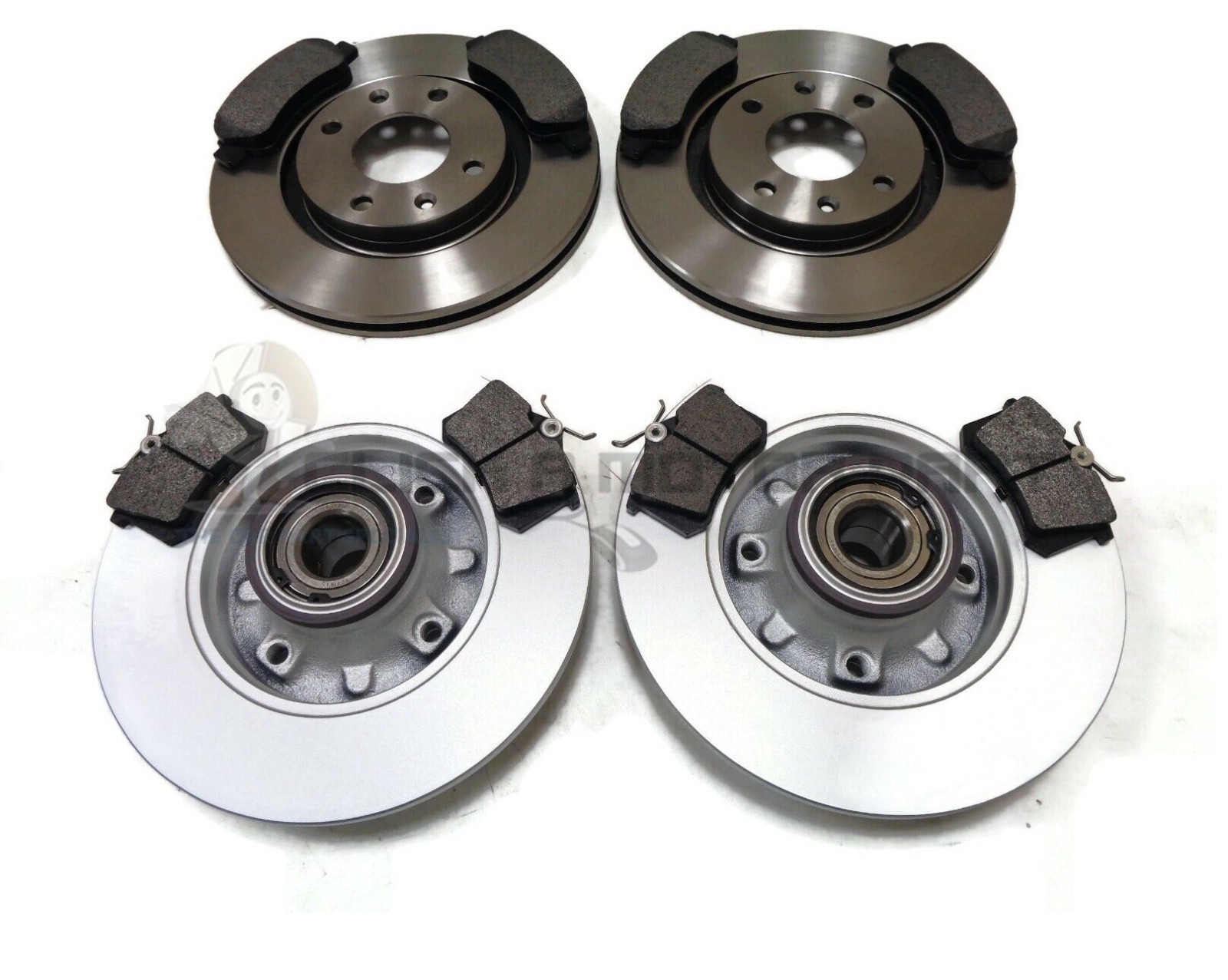 Front And Rear Brake Discs & Pads For Vauxhall Crossland 1.2 1.5 (Check 266mm)