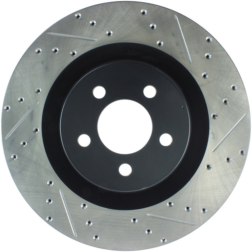 StopTech 127.63063L Front Left Drilled Slotted Brake Rotor for 2006-2019 Charger