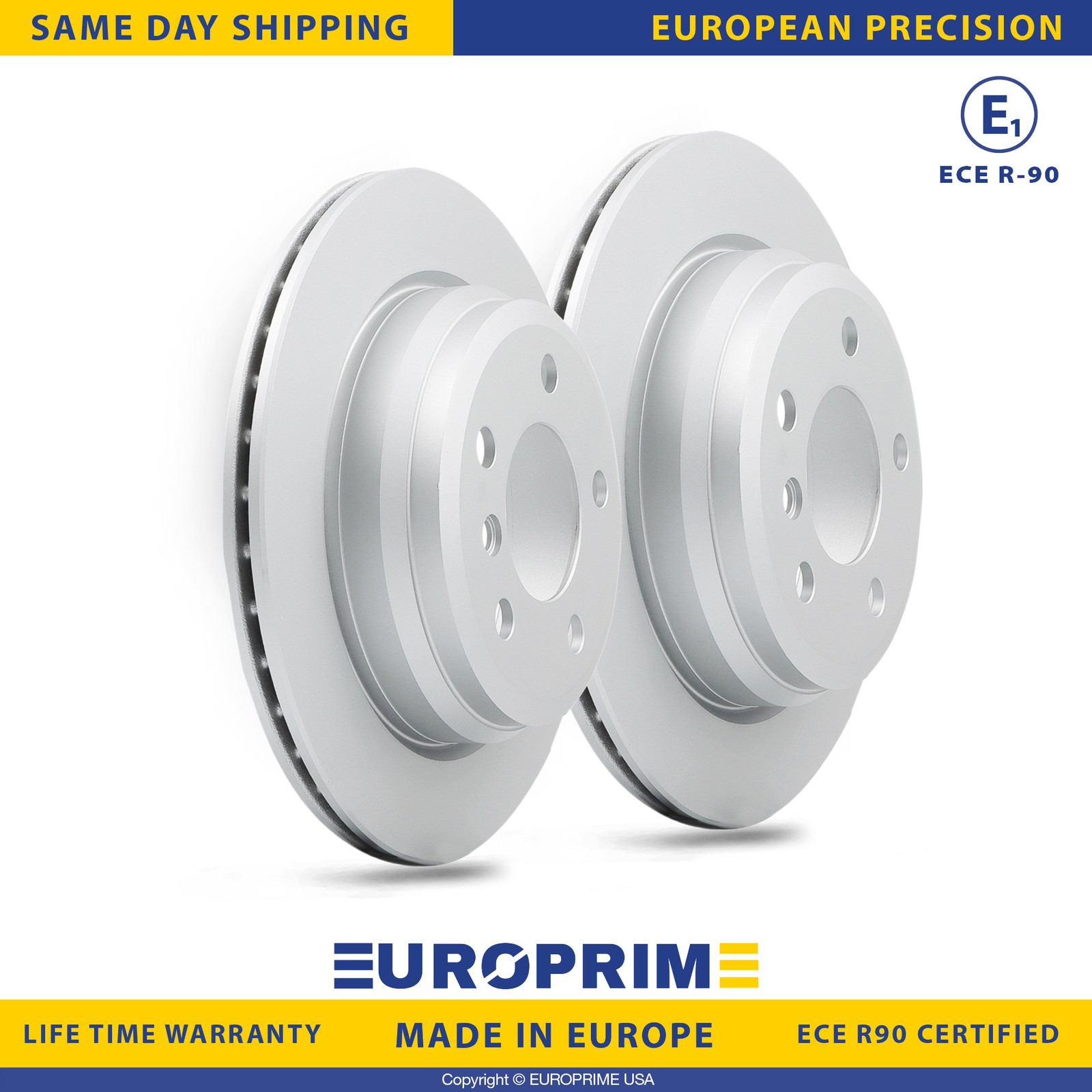 11.81 in Rear Brake Rotors for 13-18 BMW 320I Xdrive 14-18 328D Xdrive 328I 330E