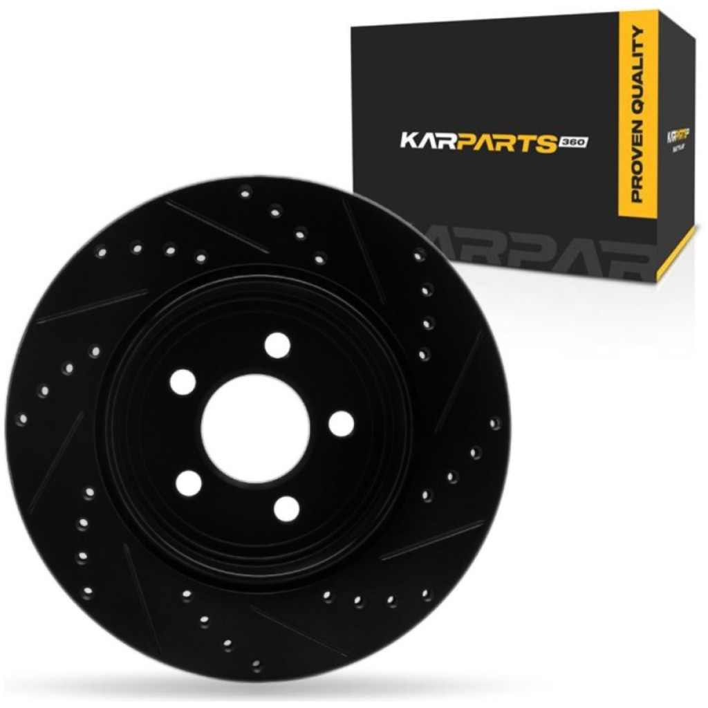 For Dodge Charger 2012-2023 Disc Brake Rotor | Black | 0.87in. Nominal Thickness