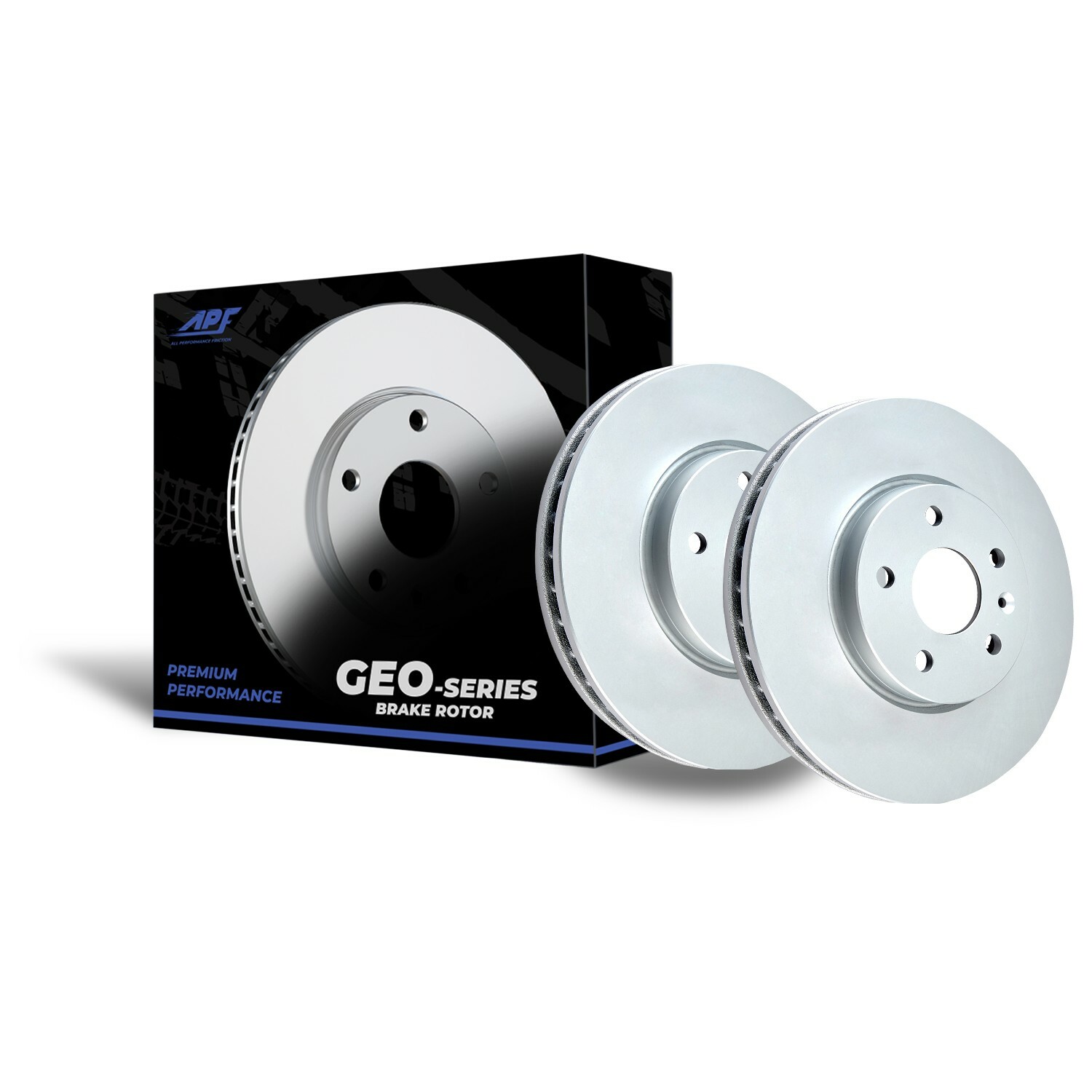 Front Premium Geo Coated Brake Rotor for Nissan Rogue Select 2014-2015