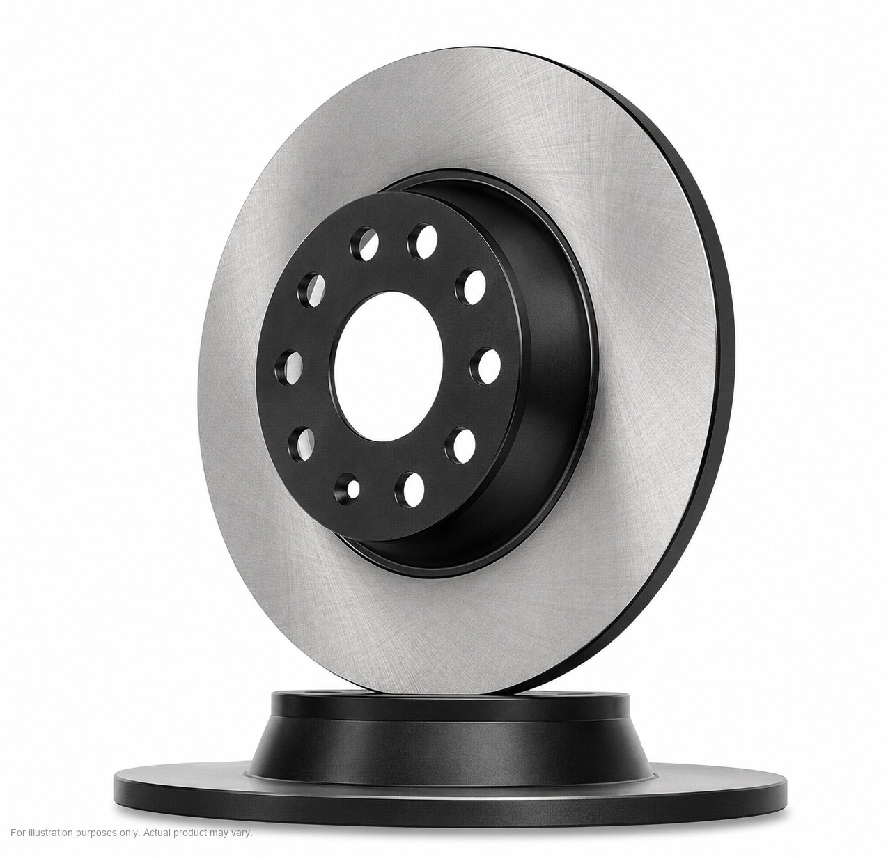 2x APEC Rear Brake Discs For AUDI A3 Sportback (8PA) 2.0 147kW/200HP/1984cc