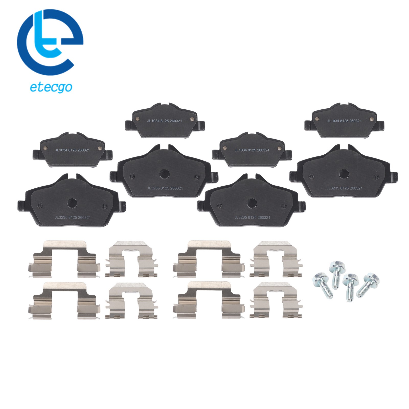 For Mini Cooper F56/F57 2015-2016 L3 1.5L Drilled Brake Rotor & Brake Pads