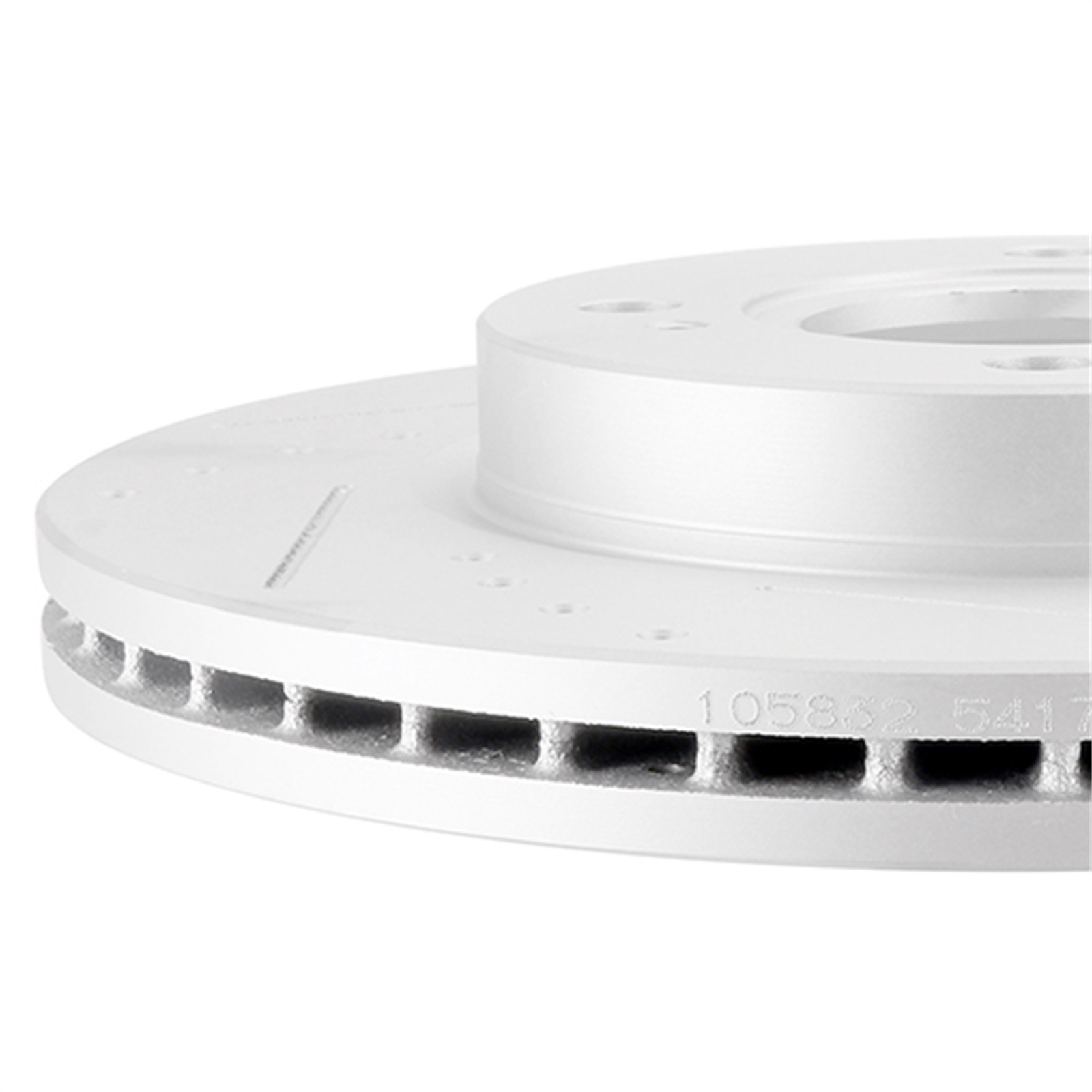 Front Drilled & Slotted Brake Discs Rotors For Ford Fiesta 11 – 13 G3000 Casting