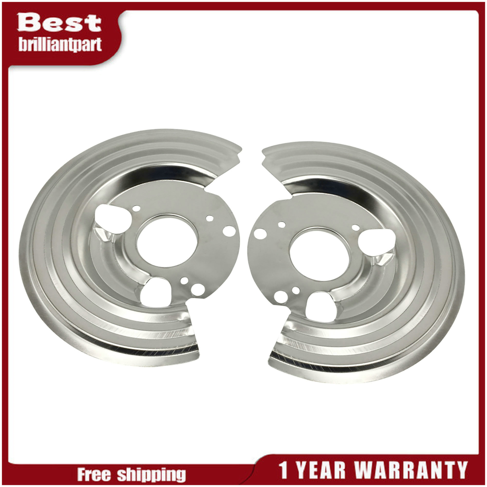 Pair Dust Shields Backing Plates For 1964 – 72 Dodge Charger Challenger Coronet