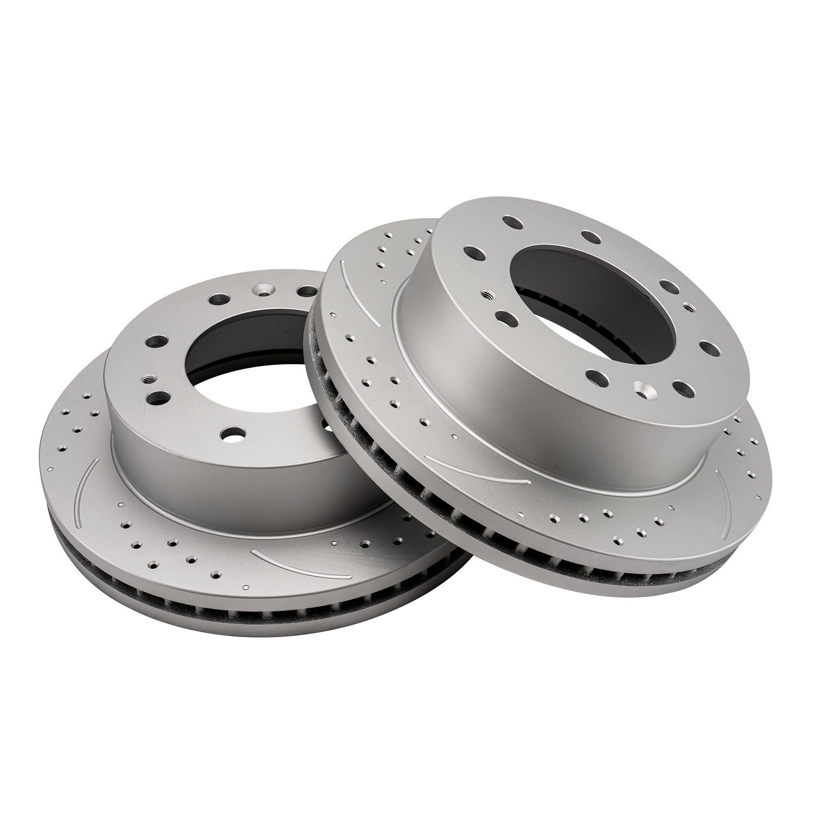 2X Front Rotors for 2011-2024 Chevy Silverado 2500 3500 HD GMC Sierra 2500 HD