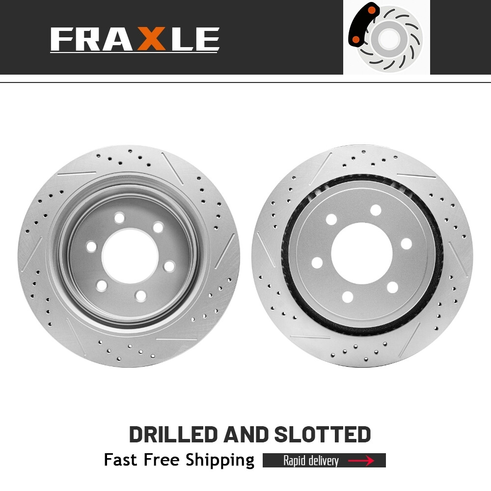 For Ford F-150 2012 2013 2014 2015 – 2020 348.23mm Rear Disc Brake Rotors Pair