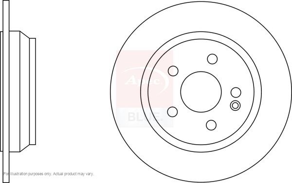 2X APEC Rear Brake Discs for MERCEDES-BENZ VIANO 2003- 296mm Solid SDK6198