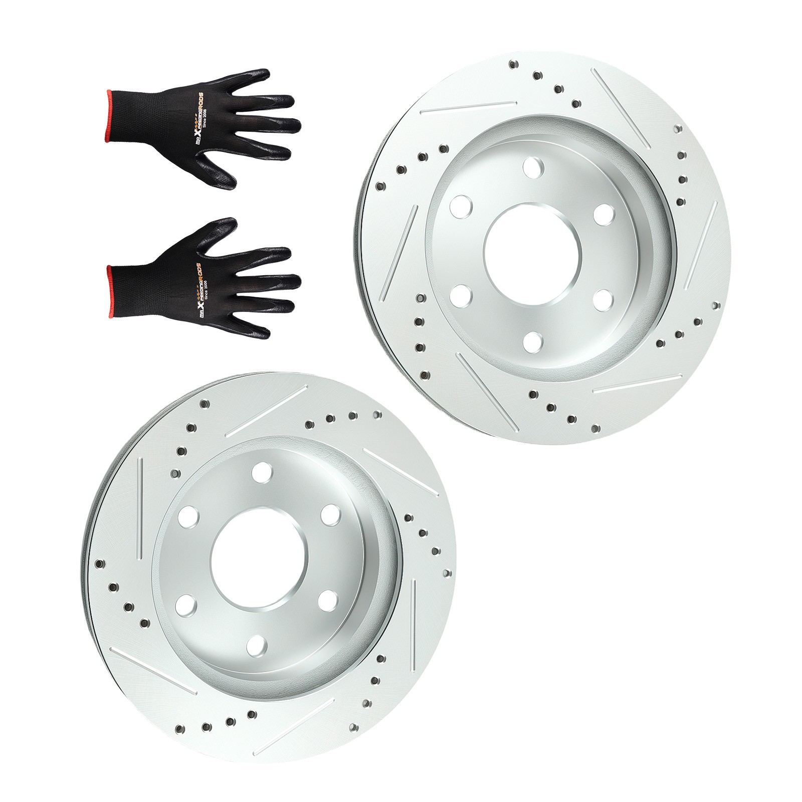 305mm Front Drilled Brake Rotors for GMC Yukon XL 1500/Chevrolet Tahoe 2000-2006