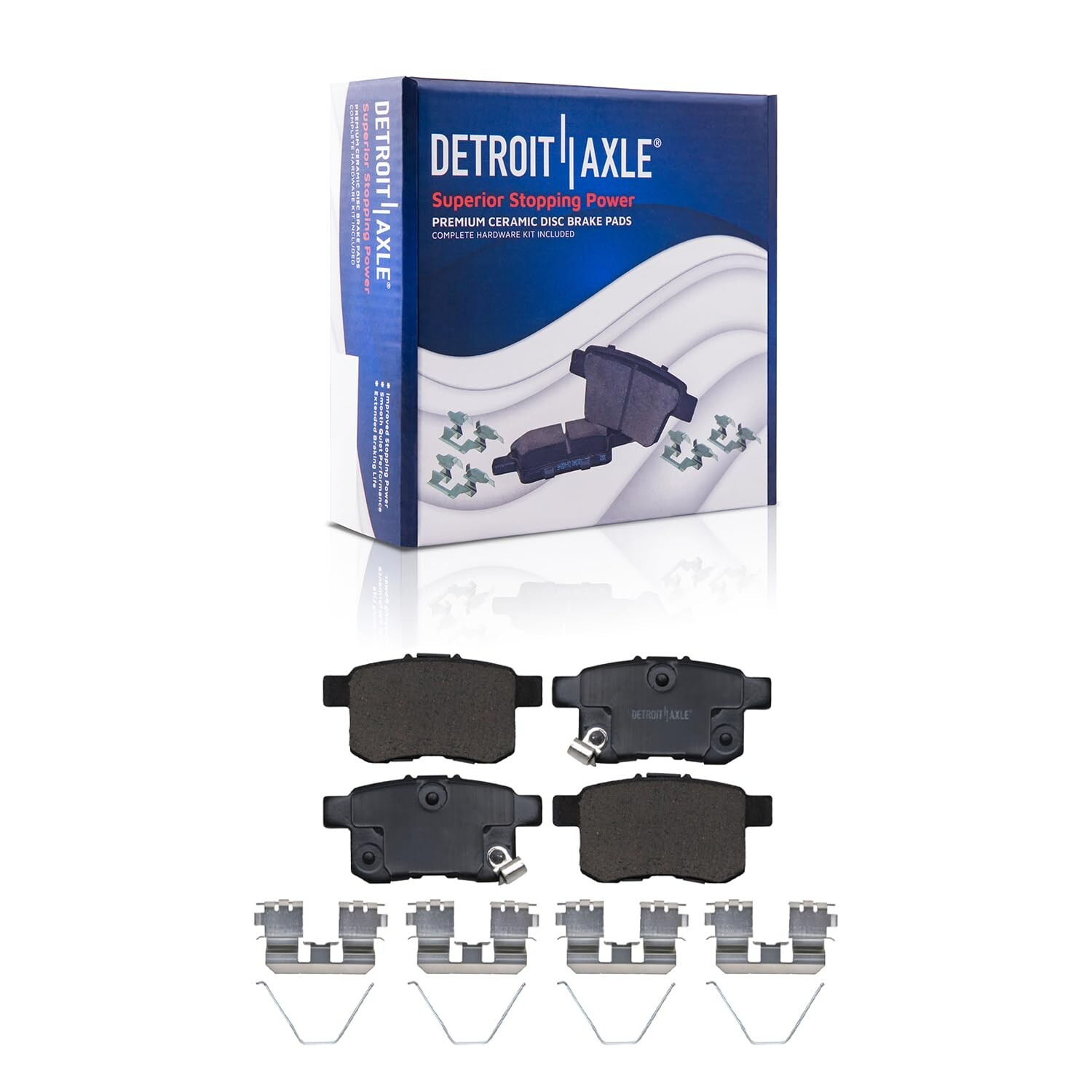 Front and Rear Brake Rotors + Brake Pads for Honda Accord Acura TSX Brakes Rotor