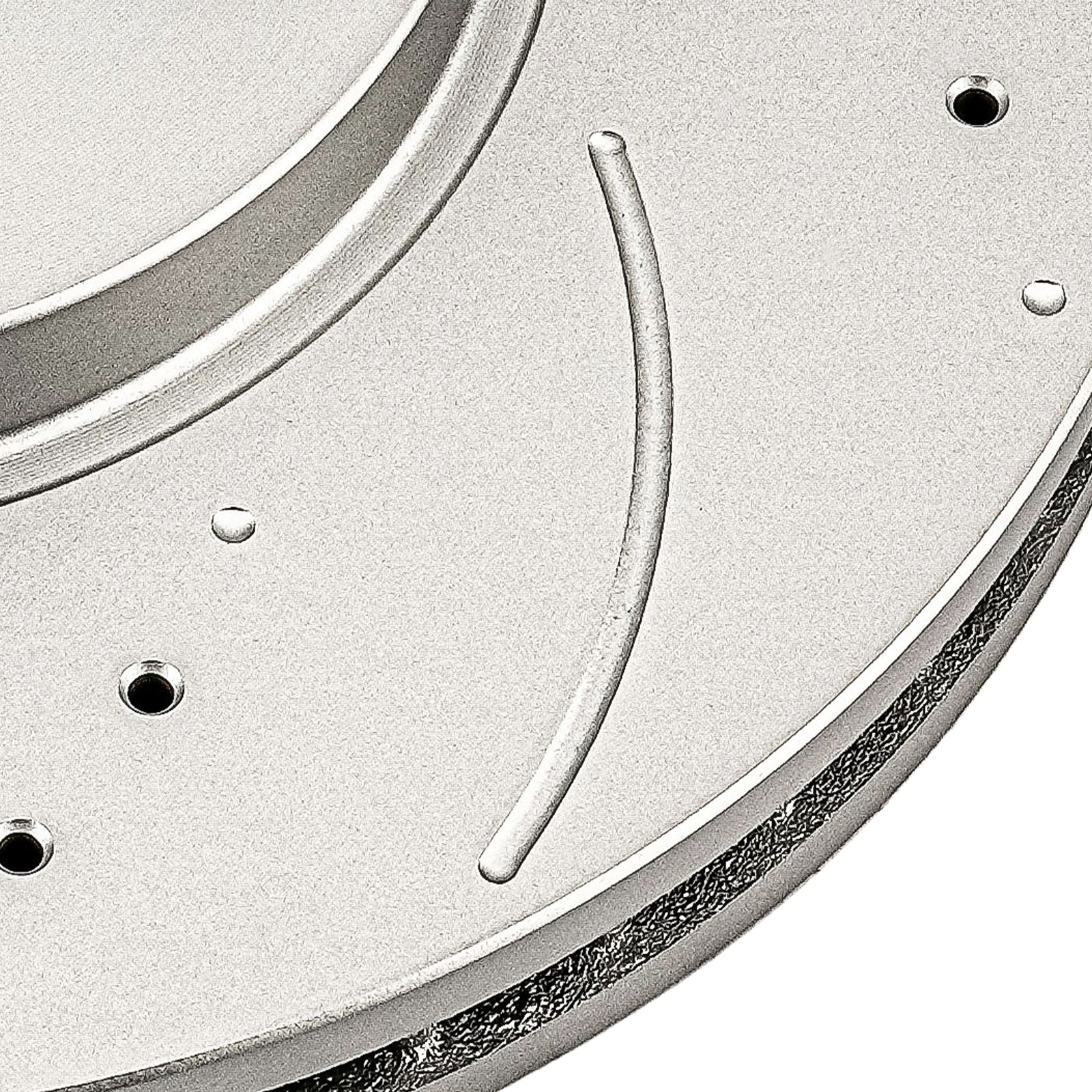 Front Drilled Slotted Disc Brake Rotors 300mm For 2003-2005 Honda Accord 2PC