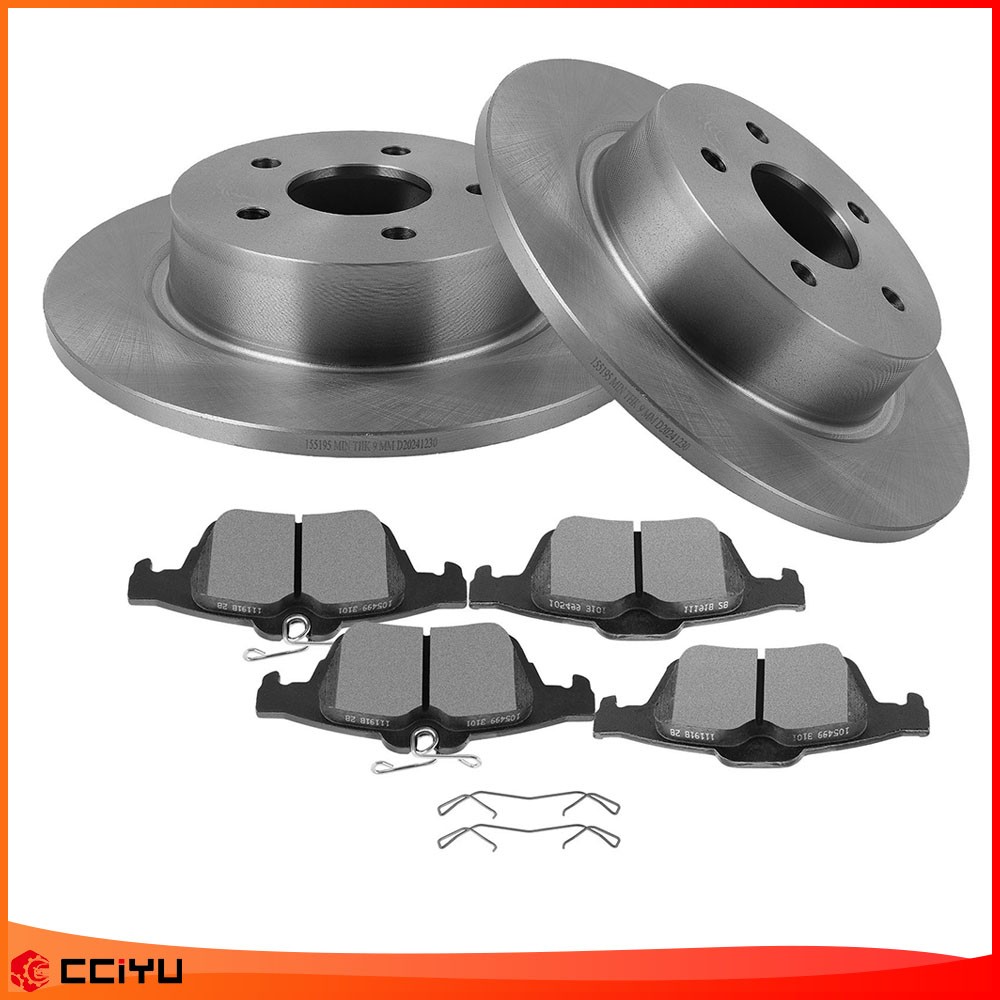 Rear Brake Rotors Pads For Ford 2013-2016 Escape 2014-2018 C-Max Transit Connect