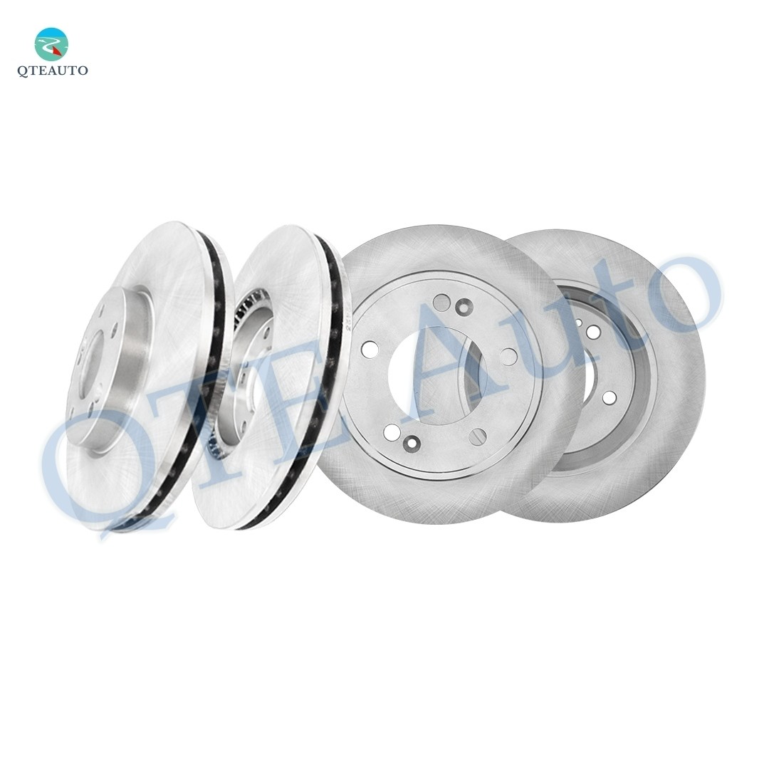 Set of 4 Front 280mm-Rear 262mm Disc Brake Rotors For 2014-2018 Kia Forte5